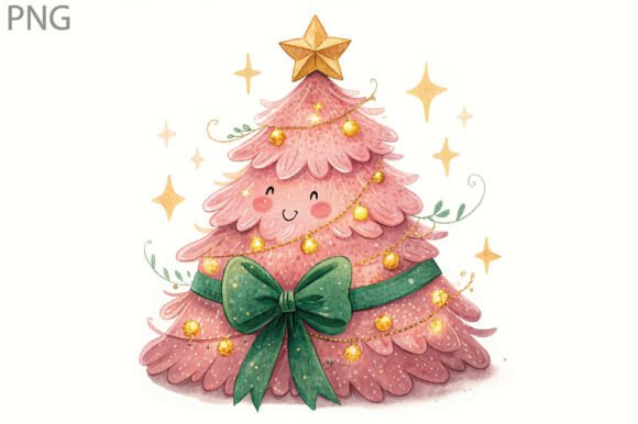 Brushstroke Coquette Christmas Tree PNG Review