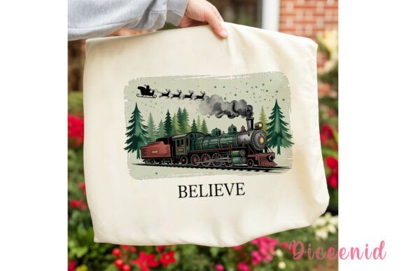 Christmas Believe Train PNG Clipart Review for Branding