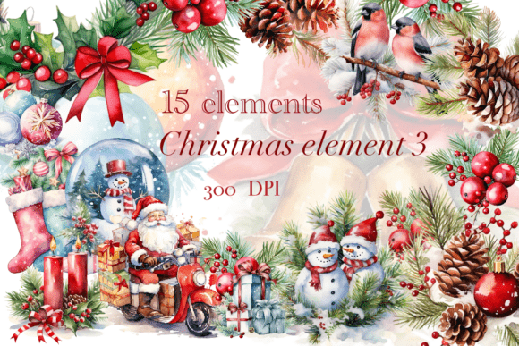 Christmas Elements 3 Review for Illustrations and Digital Sellers