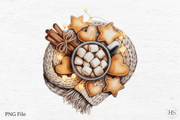 Christmas Hot Cocoa, Cozy Christmas Png Review for Sellers