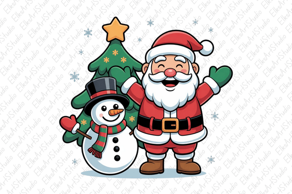 Cute Santa Claus Christmas Clipart Png: A Review for Illustrations