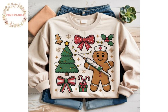 Nurse Gingerbread Christmas PNG Clipart Review