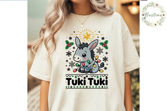 Tuki Tuki Donkey Christmas PNG Clipart Review for Digital Sellers