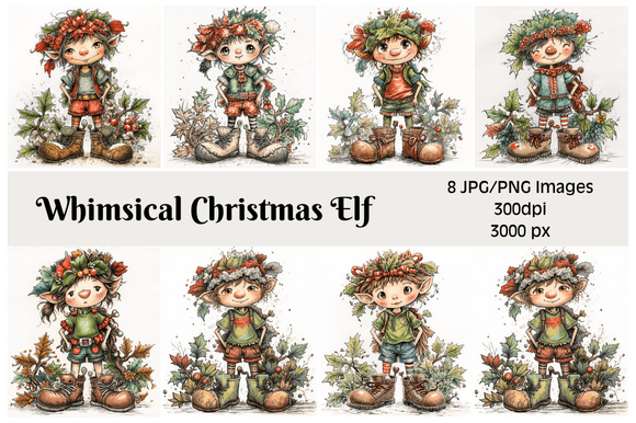 Whimsical Christmas Elf: A Practical Review for Illustrations and Digital Sellers